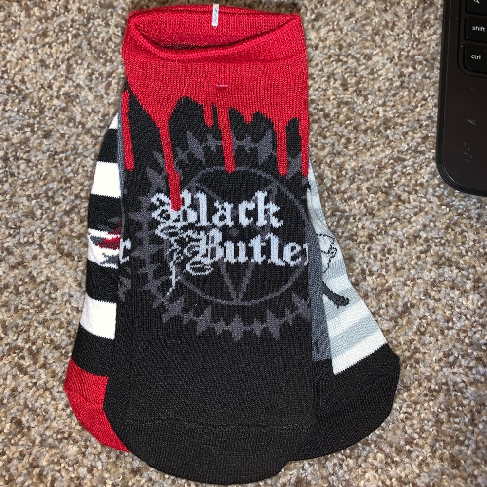 Black Butler Crew Socks